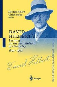 bokomslag David Hilberts Lectures on the Foundations of Geometry 18911902