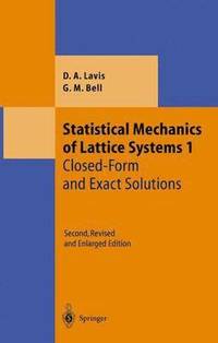 bokomslag Statistical Mechanics of Lattice Systems