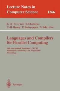 bokomslag Languages and Compilers for Parallel Computing