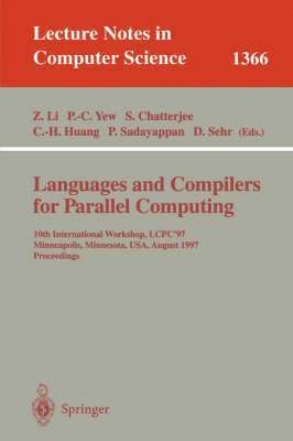 bokomslag Languages and Compilers for Parallel Computing