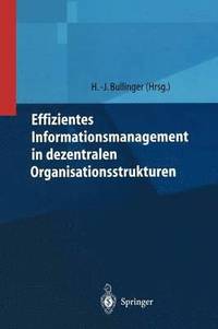 bokomslag Effizientes Informationsmanagement in dezentralen Organisationsstrukturen