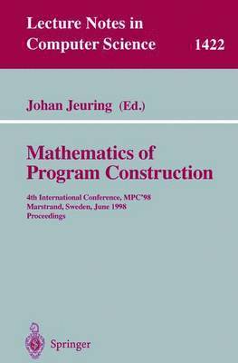 bokomslag Mathematics of Program Construction