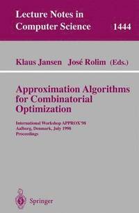 bokomslag Approximation Algorithms for Combinatorial Optimization
