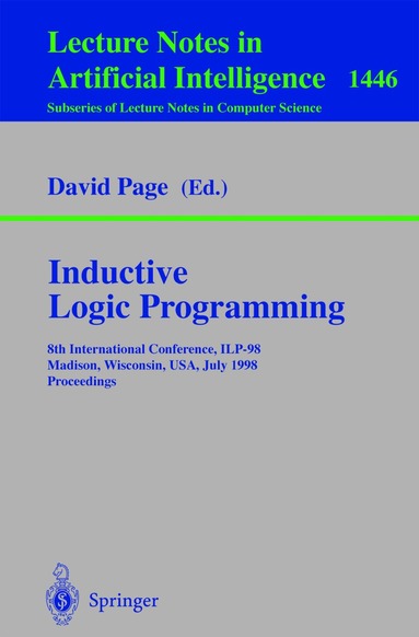 David Page - Inductive Logic Programming, Häftad