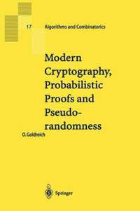 bokomslag Modern Cryptography, Probabilistic Proofs and Pseudorandomness