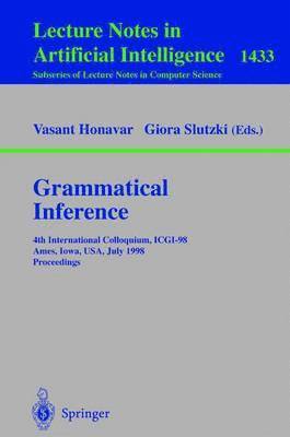 Vasant Honavar, Giora Slutzki - Grammatical Inference, Häftad