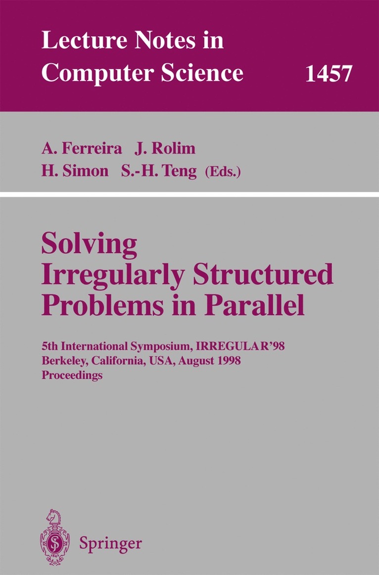 Afonso Ferreira, Jose Rolim, Horst Simon, Shang-Hua Teng - Solving Irregularly Structured Problems in Parallel, Häftad