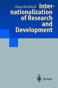 bokomslag Internationalization of Research and Development
