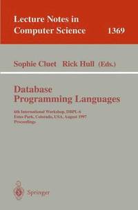 bokomslag Database Programming Languages