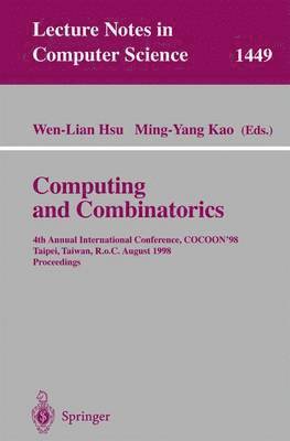 bokomslag Computing and Combinatorics