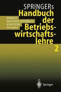 bokomslag Springers Handbuch der Betriebswirtschaftslehre 2