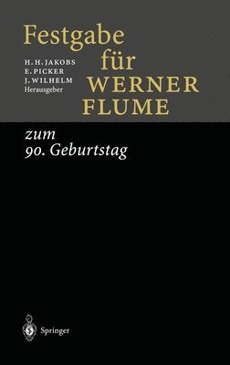 bokomslag Festgabe Fa1/4r Werner Flume
