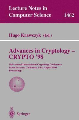 bokomslag Advances in Cryptology - CRYPTO '98