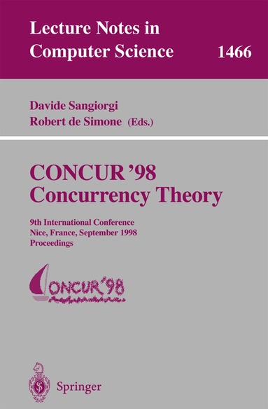 Davide Sangiorgi, Robert de Simone - CONCUR '98 Concurrency Theory, Häftad