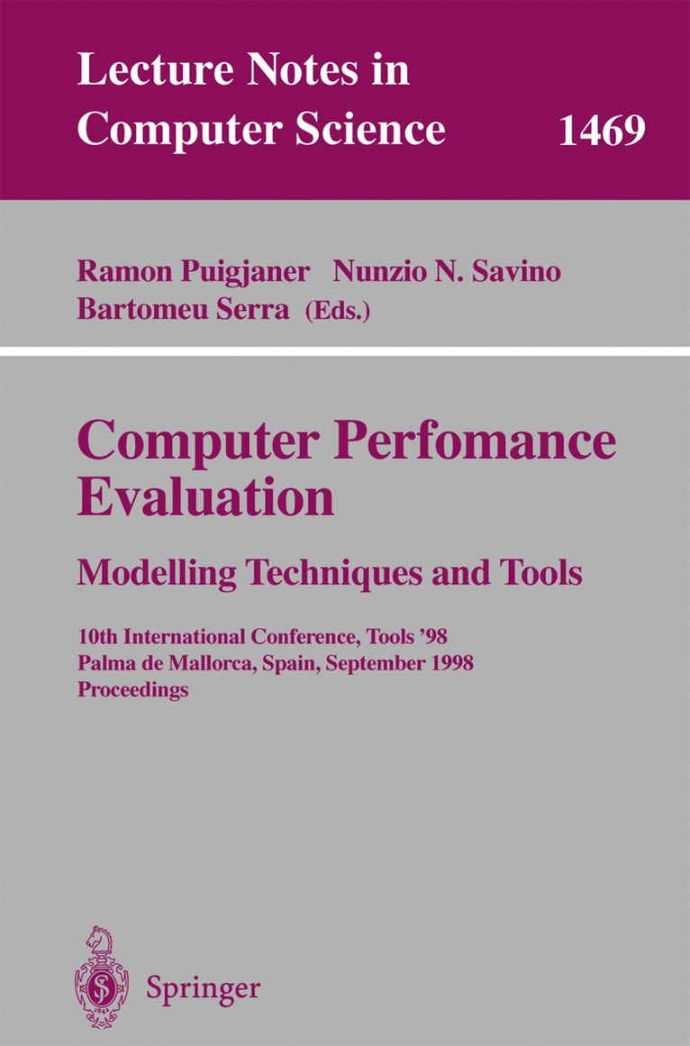 Nunzio N. Savino, M. R. Puigjaner, Ramon Puigjaner, Nunzio N. Savino, Bartomeu Serra - Computer Performance Evaluation, Häftad