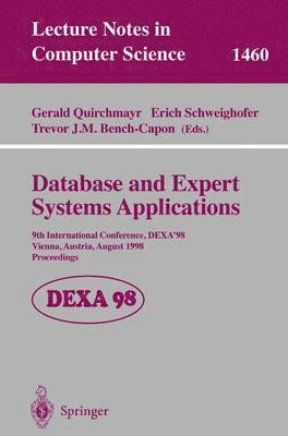 bokomslag Database and Expert Systems Applications