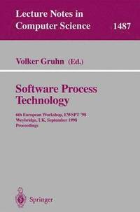 bokomslag Software Process Technology