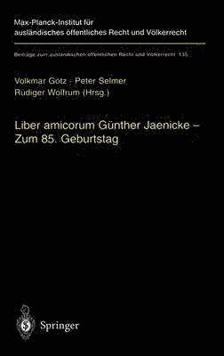 bokomslag Liber amicorum Günther Jaenicke - Zum 85. Geburtstag
