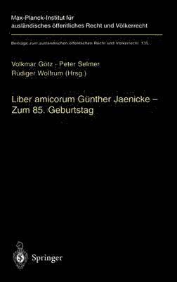 Liber amicorum Gnther Jaenicke - Zum 85. Geburtstag 1