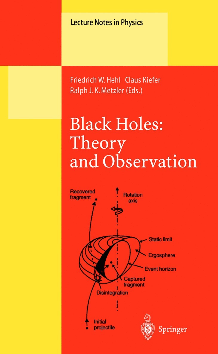 Friedrich W Hehl, Claus Kiefer, Ralph J.K. Metzler, Friedrich W. Hehl, Ralph J. K. Metzler - Black Holes: Theory and Observation, Inbunden