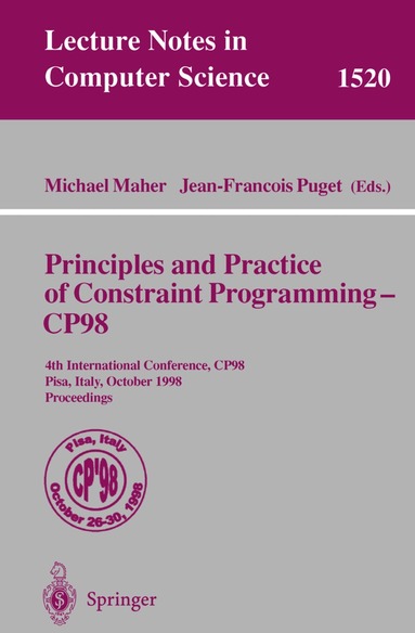 Michael Maher, Jean-Francois Puget - Principles and Practice of Constraint Programming - CP98, Häftad