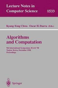 bokomslag Algorithms and Computation