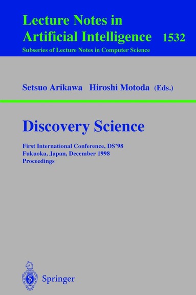 Setsuo Arikawa, Hiroshi Motoda - Discovery Science, Häftad