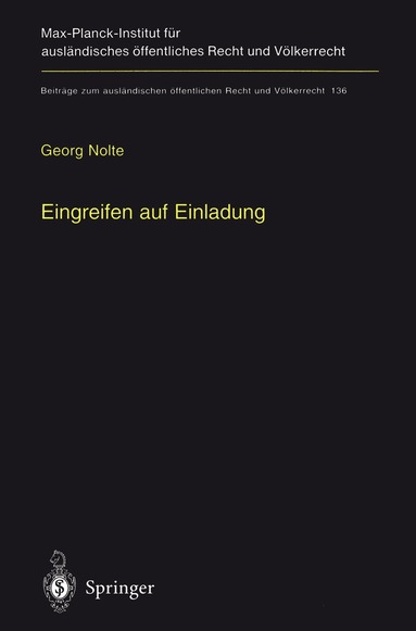 Georg Nolte - Eingreifen auf Einladung, Inbunden