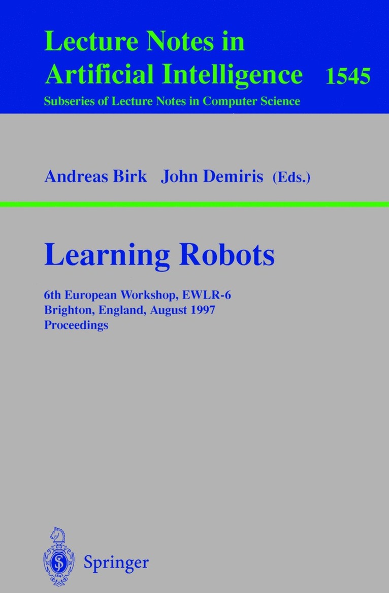 Andreas Birk, John Demiris - Learning Robots, Häftad