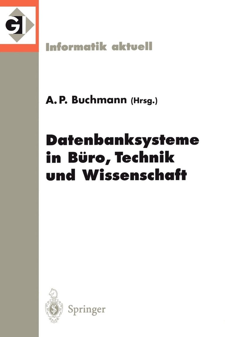 Alejandro P. Buchmann - Datenbanksysteme in Büro, Technik und Wissenschaft, Häftad