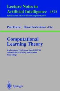 bokomslag Computational Learning Theory