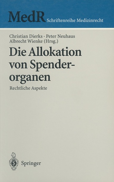 bokomslag Die Allokation von Spenderorganen