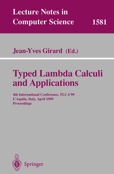 Jean-Yves Girard - Typed Lambda Calculi and Applications, Häftad