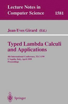 bokomslag Typed Lambda Calculi and Applications