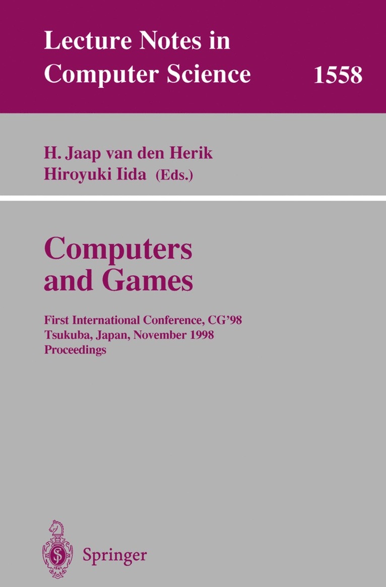 H. Jaap van den Herik, Hiroyuki Iida, H. Jaap Van Den Herik, Jaap Van Den Herik - Computers and Games, Häftad
