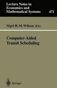 bokomslag Computer-Aided Transit Scheduling