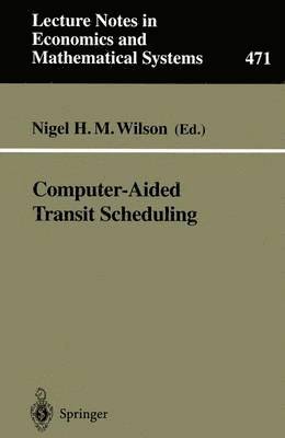 Computer-Aided Transit Scheduling 1