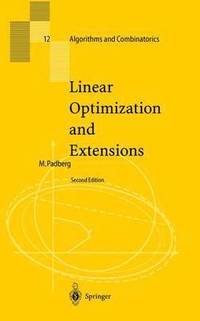 bokomslag Linear Optimization and Extensions