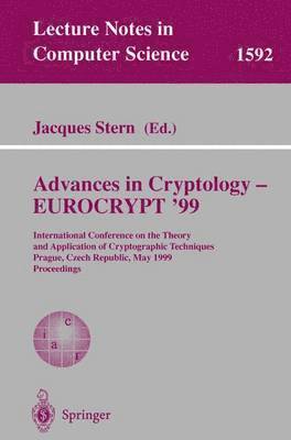 bokomslag Advances in Cryptology  EUROCRYPT '99