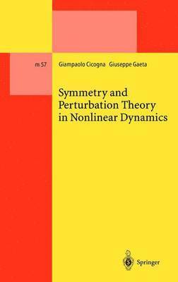 Symmetry and Perturbation Theory in Nonlinear Dynamics 1