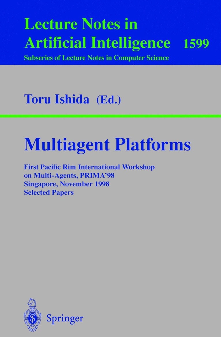 Toru Ishida - Multiagent Platforms, Häftad