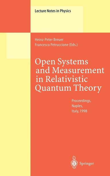 bokomslag Open Systems and Measurement in Relativistic Quantum Theory