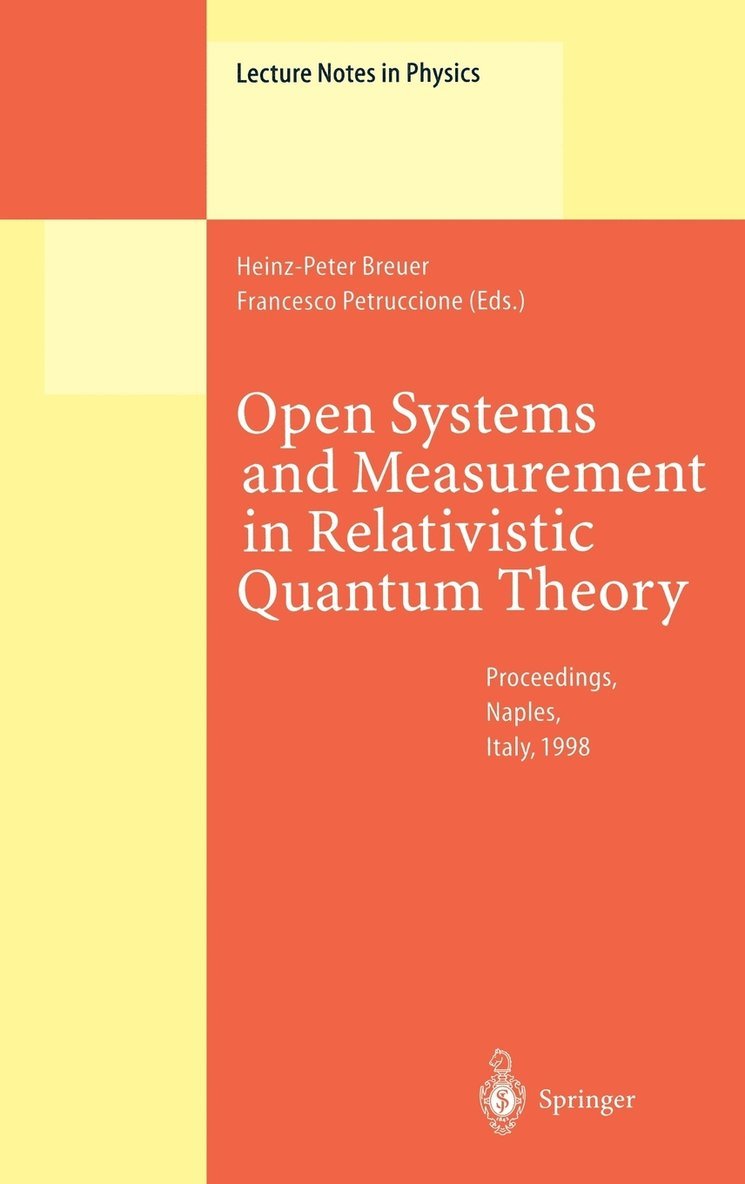 Open Systems and Measurement in Relativistic Quantum Theory 1