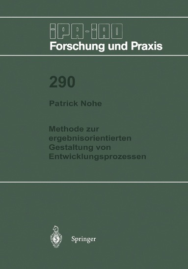 bokomslag Methode zur ergebnisorientierten Gestaltung von Entwicklungsprozessen
