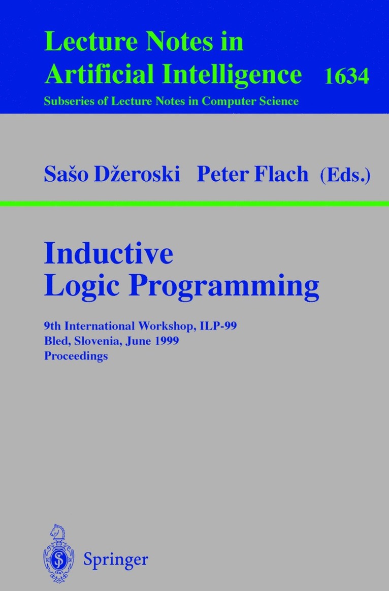 Inductive Logic Programming 1