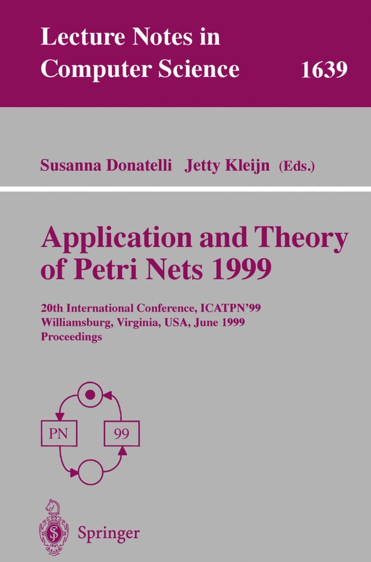 Application and Theory of Petri Nets 1999 1