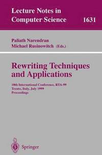 bokomslag Rewriting Techniques and Applications