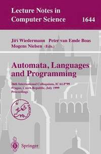 bokomslag Automata, Languages and Programming