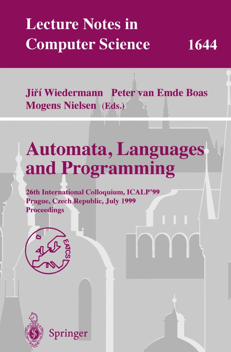 Automata, Languages and Programming 1