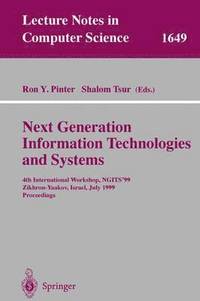 bokomslag Next Generation Information Technologies and Systems